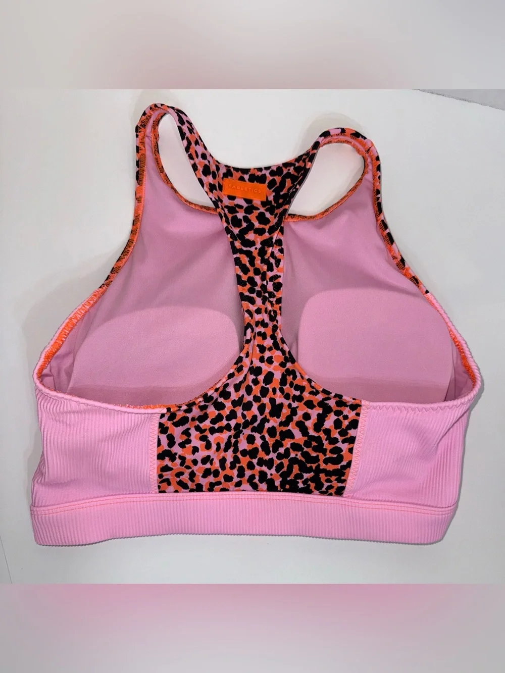 Fabletics women’s zip front  bikini top size L - Picture 4 of 9